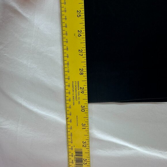 Alice and Olivia Classic Black Wide Leg Pants Size 4, 30" Inseam 16" Leg Flare - Picture 7 of 9